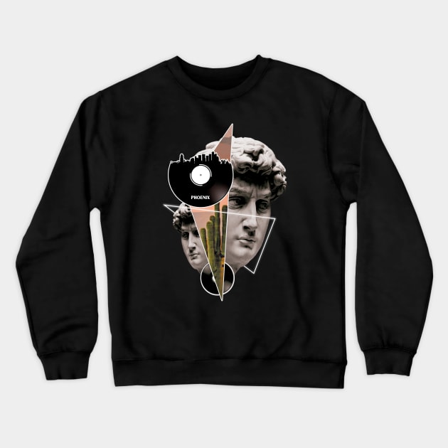 Phoenix Renaissance Vinyl Crewneck Sweatshirt by Ferrazi